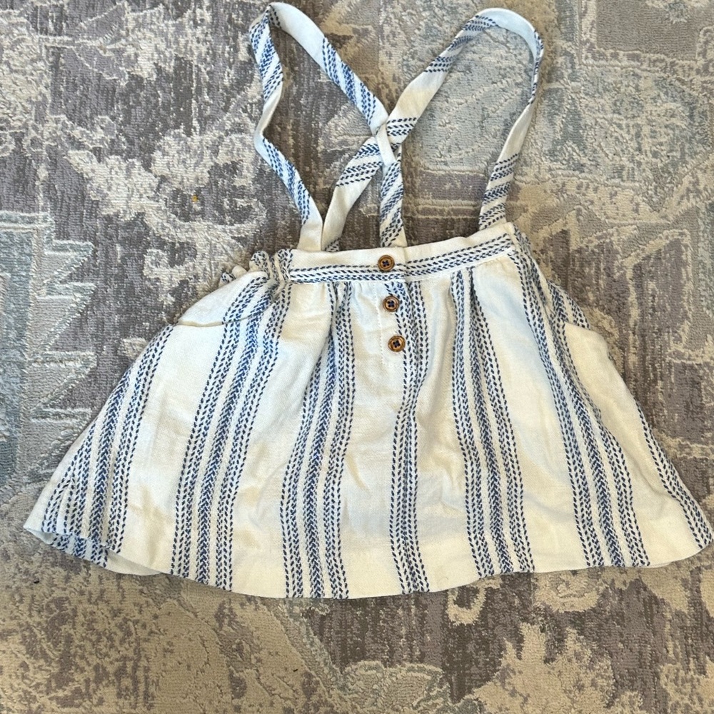Zara BabyGirl Skirt with suspenders